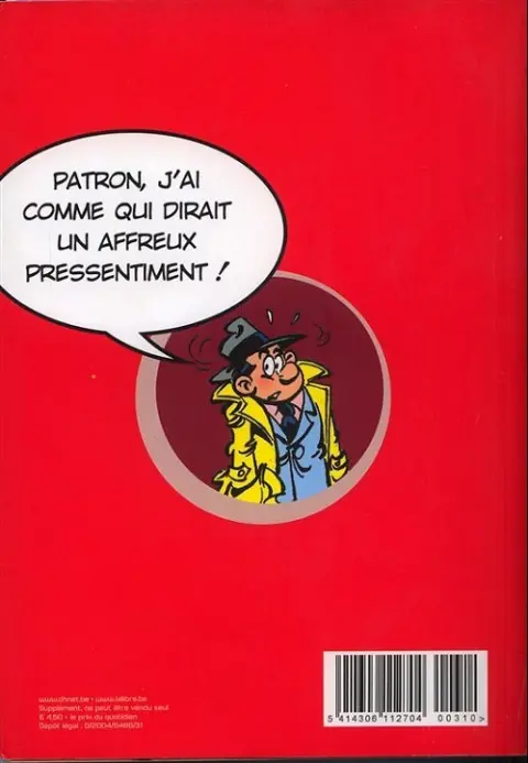 Verso de l'album Sammy