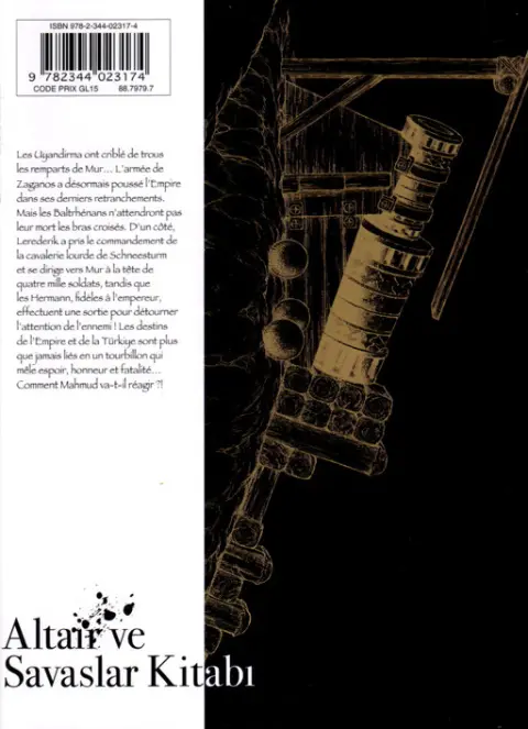 Verso de l'album Altaïr Volume 18