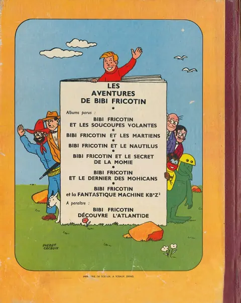 Verso de l'album Bibi Fricotin Tome 7 Bibi Fricotin en l'an 3000