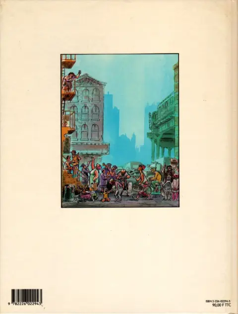 Verso de l'album Big City Tome 1 New York