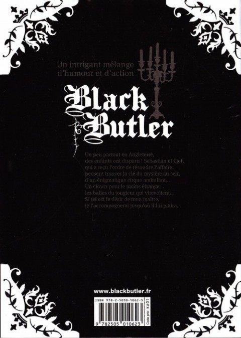 Verso de l'album Black Butler 6 Black Golfer