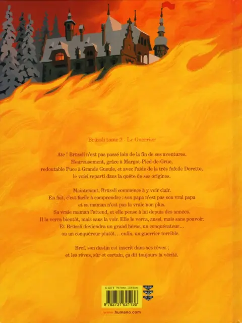 Verso de l'album Brüssli Tome 2 Le guerrier