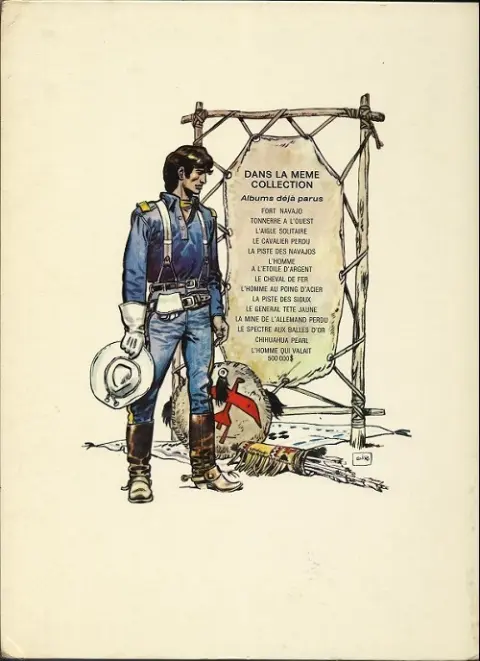 Verso de l'album Blueberry Tome 12 Le spectre aux balles d'or