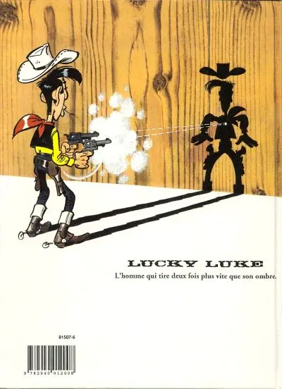 Verso de l'album Lucky Luke Tome 60 L'amnésie des Dalton