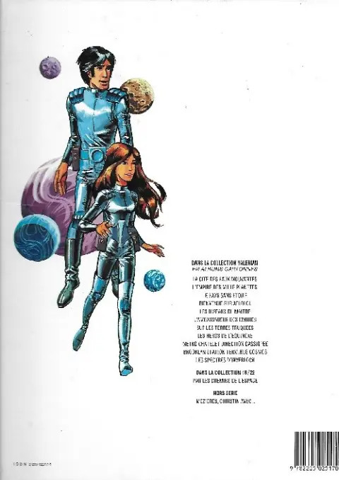 Verso de l'album Valérian Tome 11 Les Spectres d'Inverloch