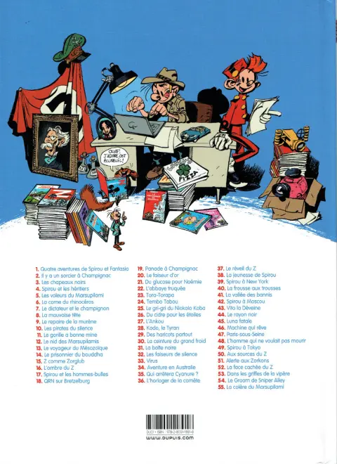 Verso de l'album Spirou et Fantasio Tome 43 Vito la déveine