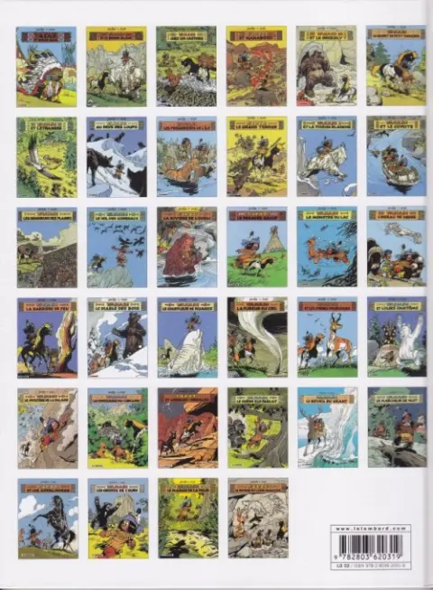 Verso de l'album Yakari Tome 11 Yakari et la toison blanche