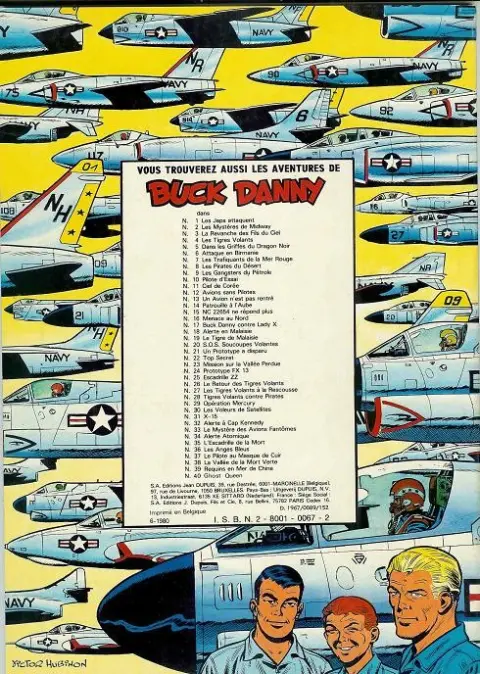 Verso de l'album Buck Danny Tome 30 Les voleurs de satellites