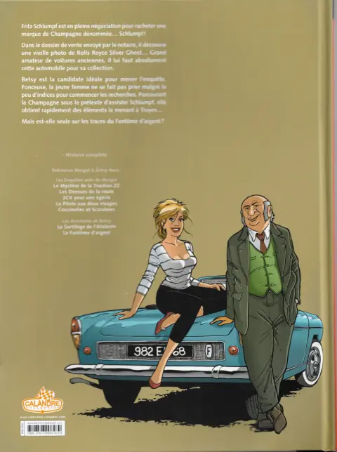 Verso de l'album Les aventures de Betsy Tome 2 Le fantôme d'argent