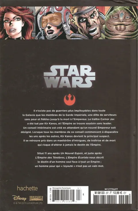 Verso de l'album Star Wars - Légendes - La Collection Tome 97 L'Empire Écarlate - II. Héritage