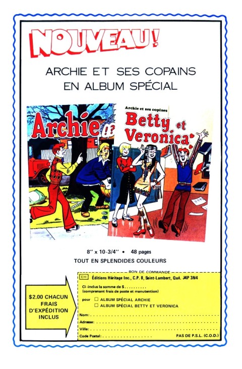 Verso de l'album Betty et Moi N° 3 Etait-ce le rêve impossible ?