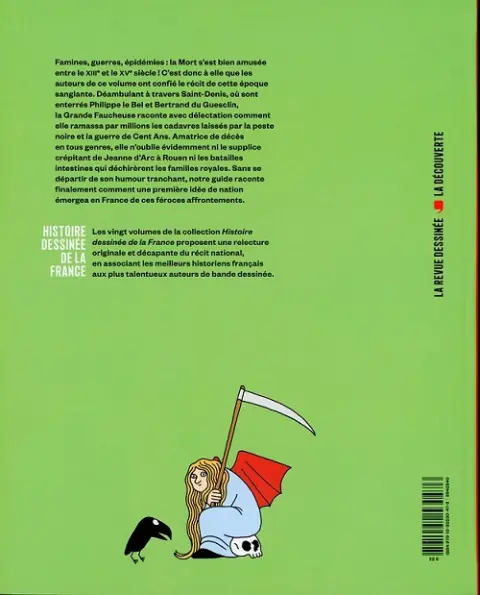 Verso de l'album Histoire dessinée de la France Tome 8 À la vie, à la mort - Des rois maudits à la guerre de Cent Ans