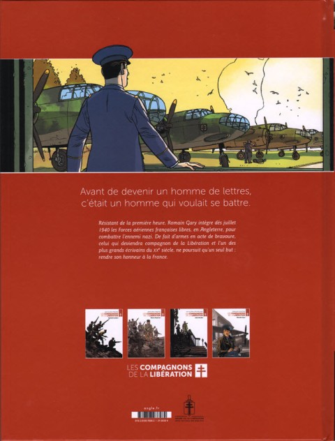 Verso de l'album Les compagnons de la Libération Tome 4 Romain Gary