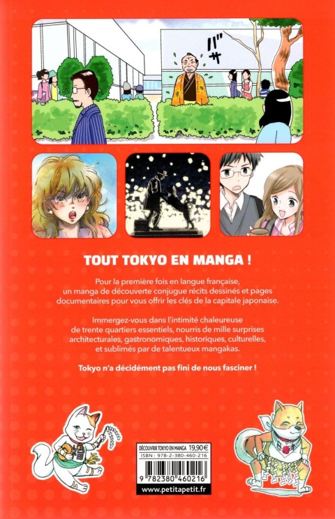 Verso de l'album Découvrir Tokyo en manga