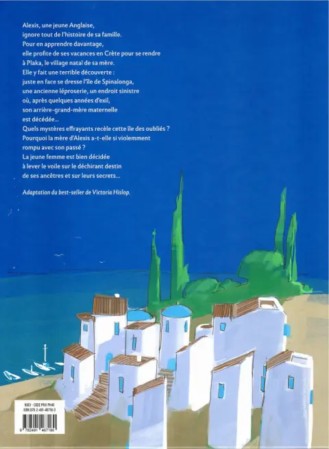Verso de l'album L'Île des oubliés