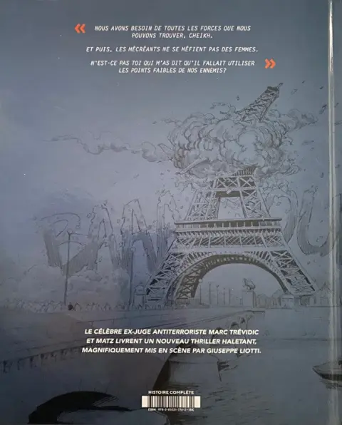 Verso de l'album Les fiancées du Califat