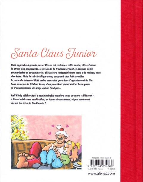Verso de l'album Santa Claus Junior