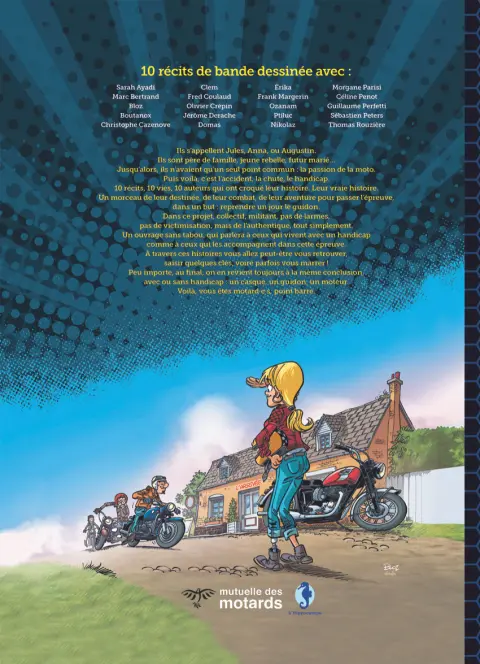 Verso de l'album Handi Cap' ou pas cap'