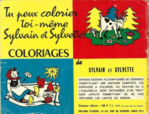 Verso de l'album Sylvain et Sylvette Tome 15 Une traversée mouvementée