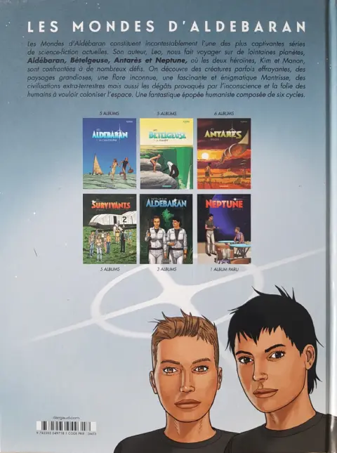 Verso de l'album Aldébaran Tome 5 La créature