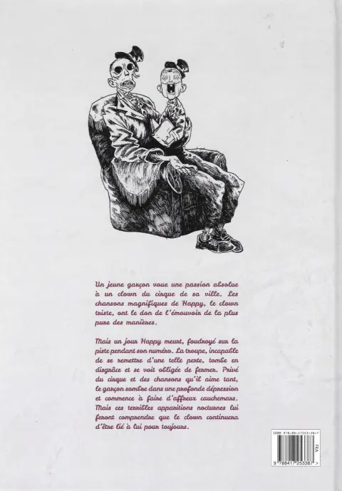 Verso de l'album Ghostclown