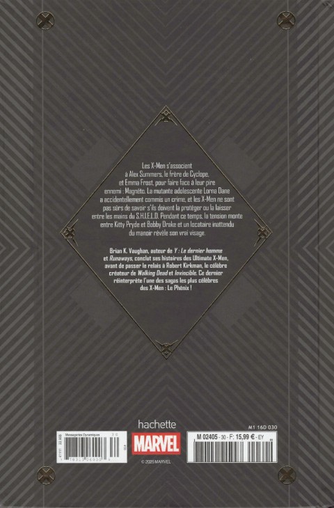 Verso de l'album Marvel Ultimate 30 Nord Magnétique