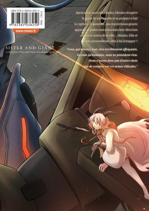 Verso de l'album Sister and Giant 4