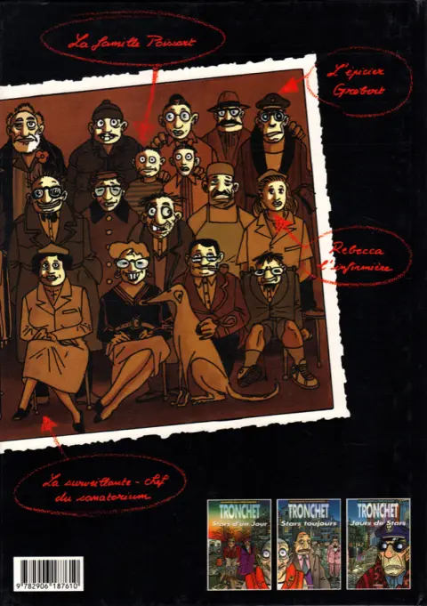 Verso de l'album Les damnés de la terre associés Tome 3 Jours de stars