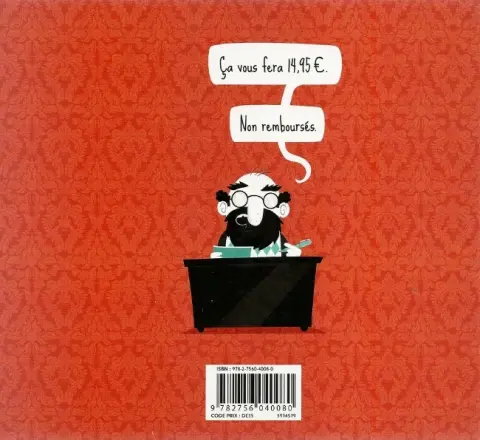 Verso de l'album Docteur Rorschach