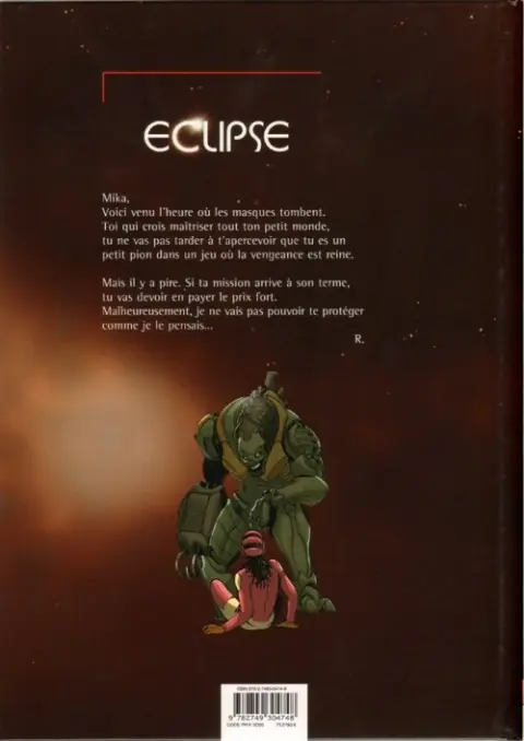 Verso de l'album Eclipse Tome 3 Schwarz