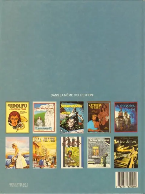 Verso de l'album L'Éternel voyage Tome 2