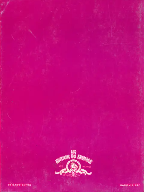 Verso de l'album F.Masse