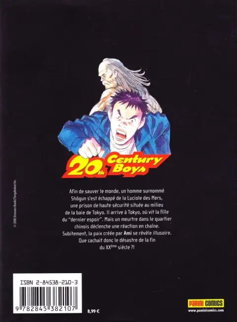 Verso de l'album 20th Century Boys 7