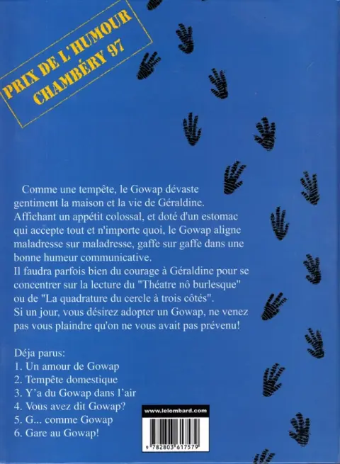 Verso de l'album Le Gowap Tome 6 Gare au Gowap !
