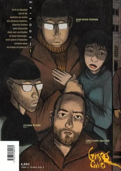 Verso de l'album Guerres civiles Épisode 2