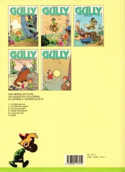 Verso de l'album Gully Tome 5 Bella et Ouisti