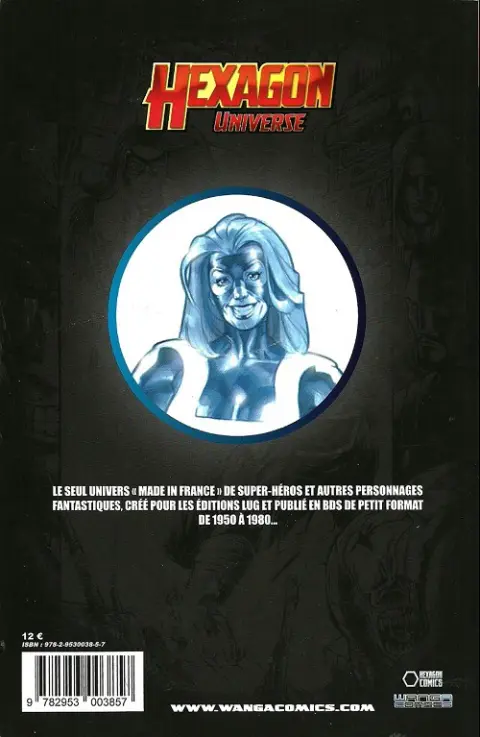 Verso de l'album Hexagon universe Tome 1 Strangers / Lagrid