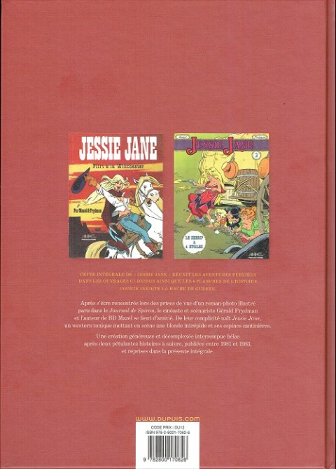 Verso de l'album Jessie Jane L'Intégrale