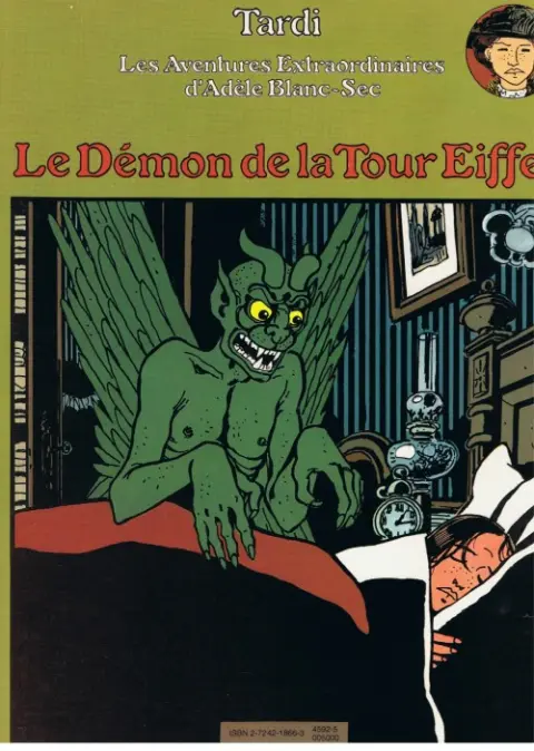 Verso de l'album Les Aventures Extraordinaires d'Adèle Blanc-Sec Tomes 1 et 2 Adèle et la Bête / Le Démon de la Tour Eiffel