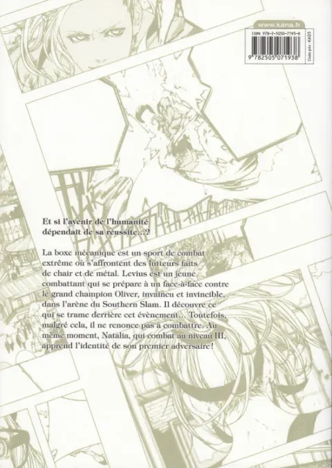 Verso de l'album Levius est Vol. 4