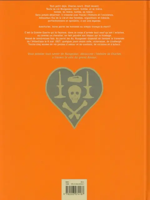 Verso de l'album Nungesser