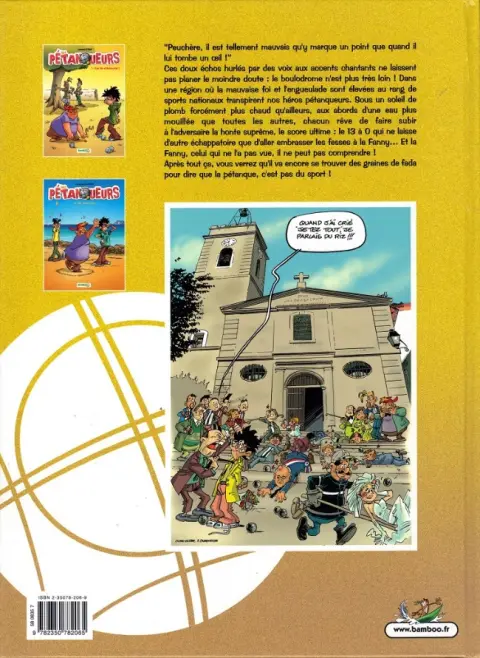 Verso de l'album Les Pétanqueurs Tome 2 Oh, peuchère !