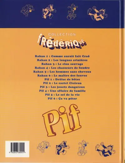Verso de l'album Pif le chien Frédérique Tome 6 Ça va péter