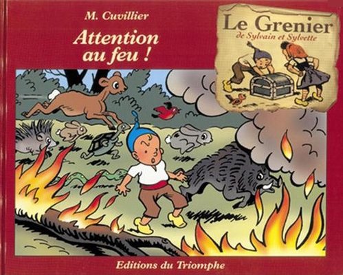 Couverture de l'album Le grenier de Sylvain et Sylvette Tome 4 Attention au feu !