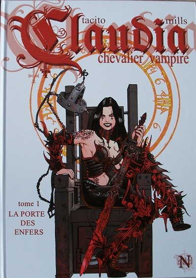 Couverture de l'album Claudia chevalier vampire Tome 1 La porte des enfers
