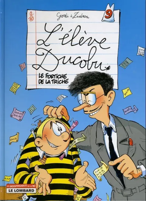 Couverture de l'album L'Élève Ducobu Tome 9 Le fortiche de la triche