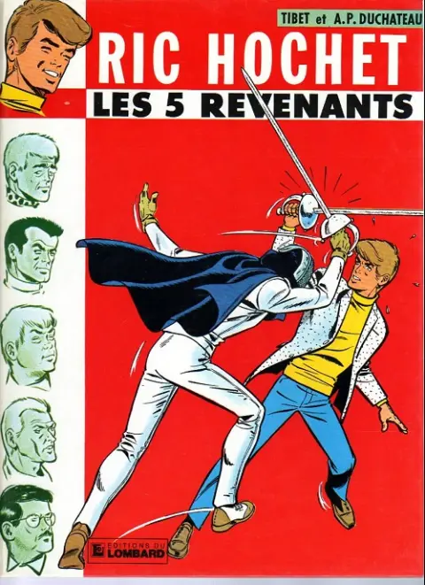 Couverture de l'album Ric Hochet Tome 10 Les 5 revenants