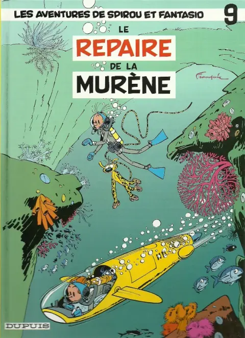 Couverture de l'album Spirou et Fantasio Tome 9 Le repaire de la murène