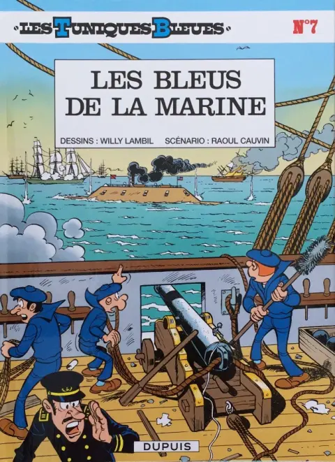 Couverture de l'album Les Tuniques Bleues Tome 7 Les bleus de la marine