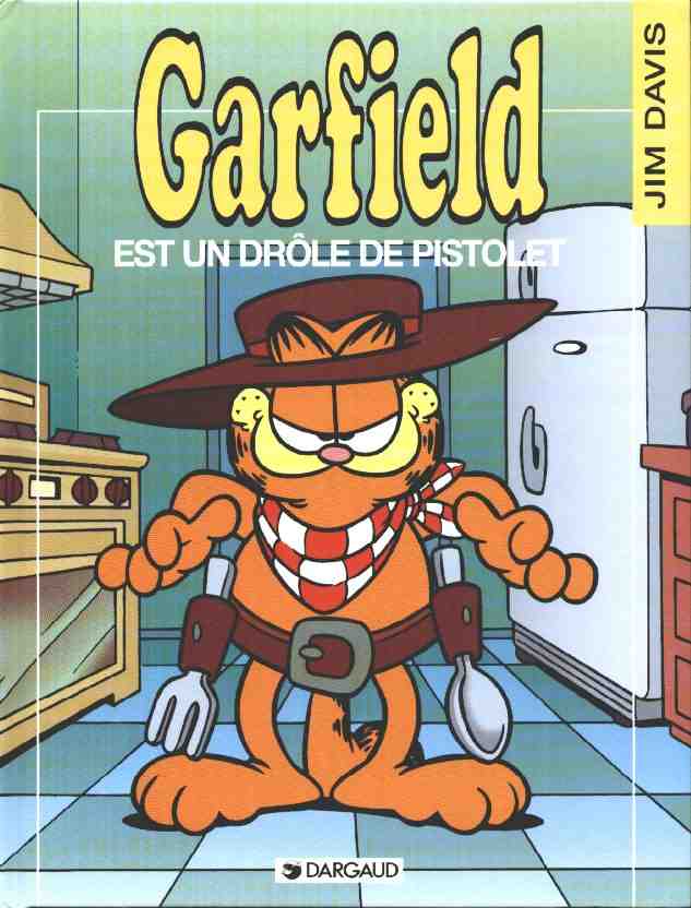 Couverture de l'album Garfield Tome 23 Garfield est un drôle de pistolet